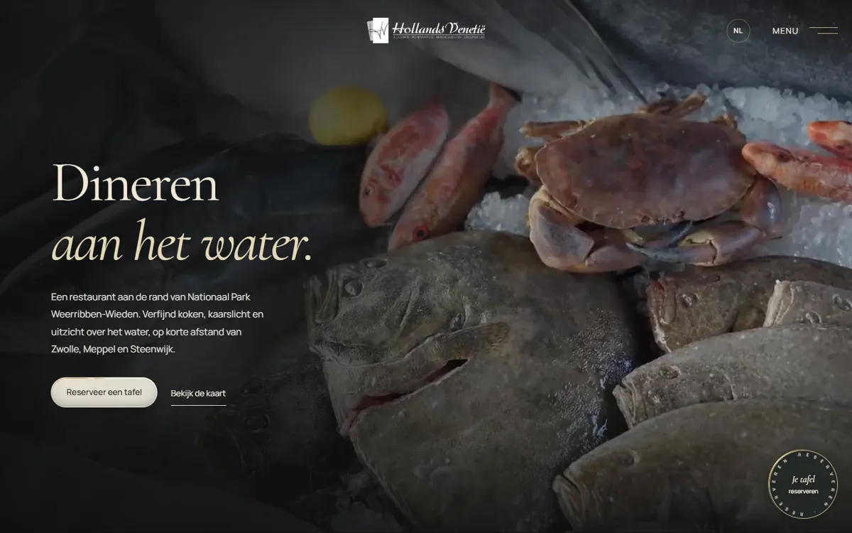 Websiteconcept voor Hollands Venetië in Giethoorn